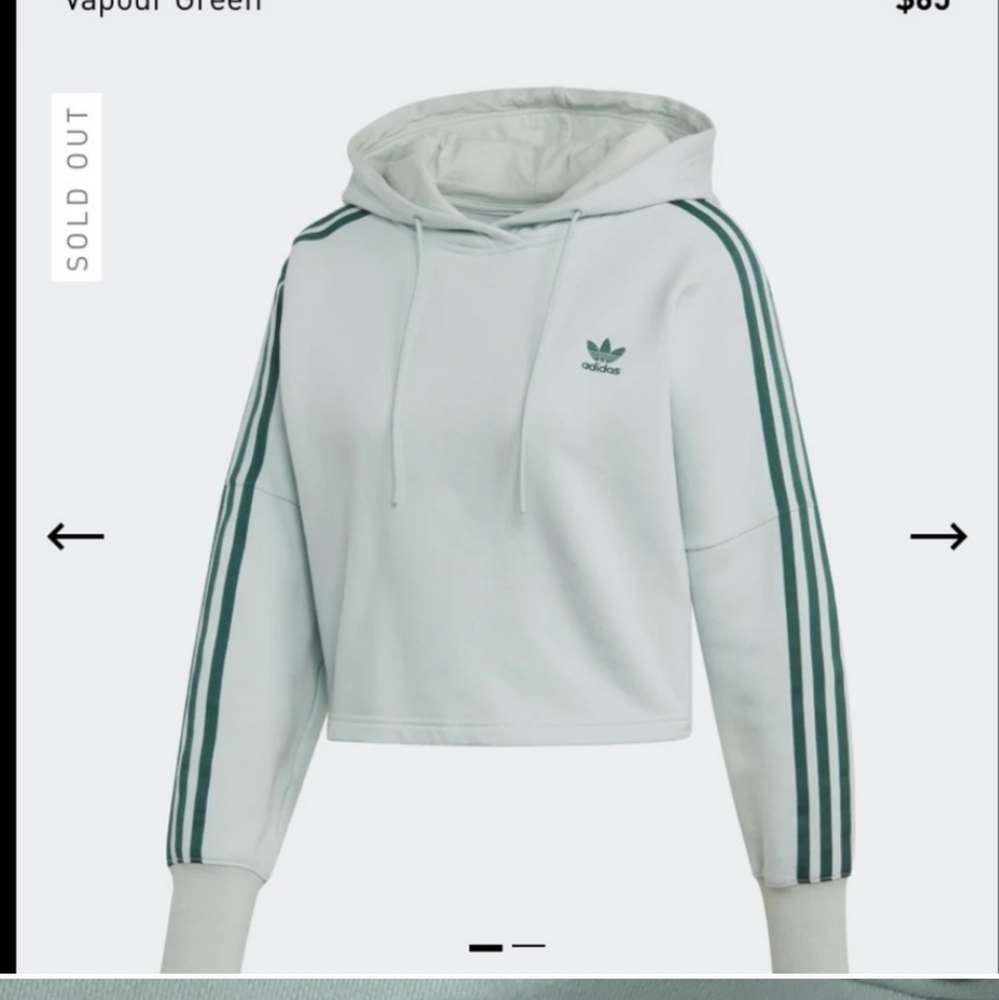 Adidas cropped hoodie